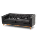 Sofa Kulit Hitam Alcott Oxford